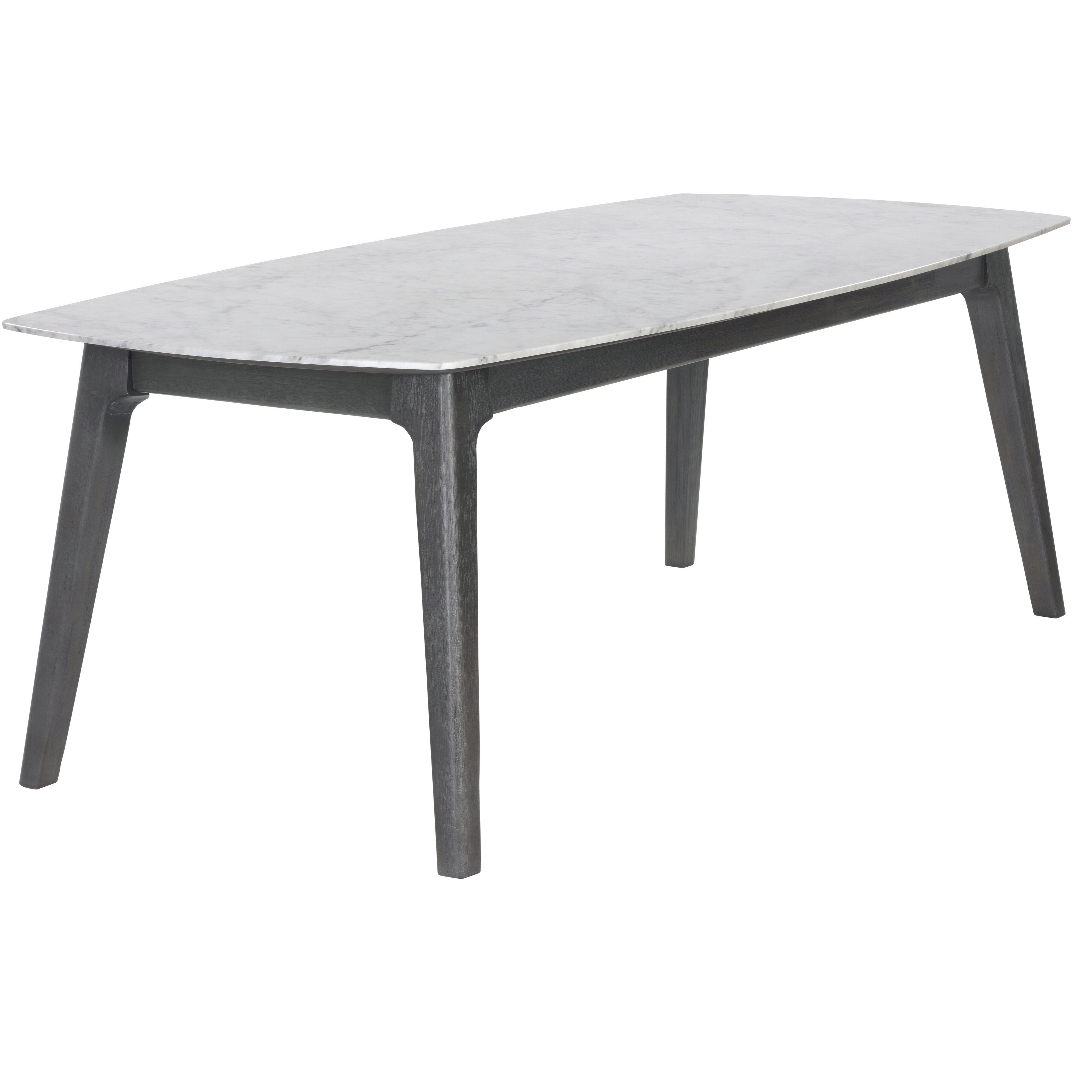 Keldon 82.75 X 41.25 inch White / Grey Dining Table